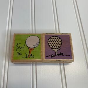 Golf Stamps Fore You! and Ball and Tee